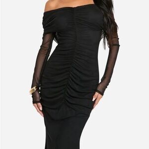 Boohoo slinky dress sz 4